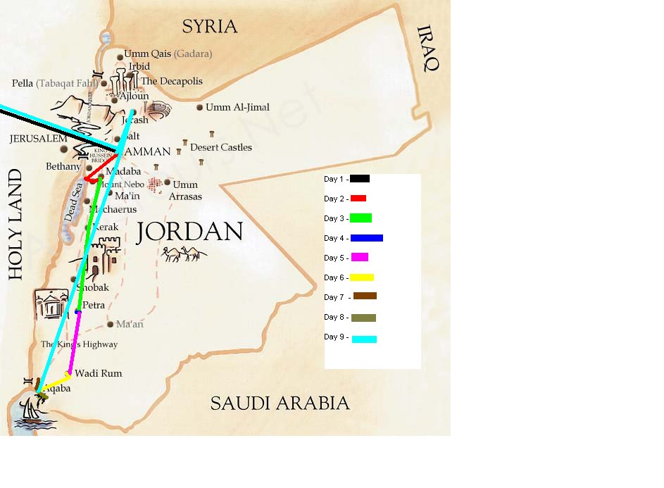 Jordan Map 